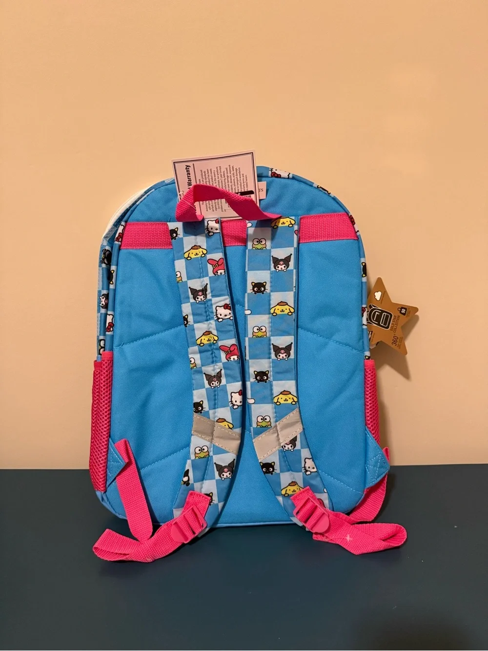 Hello Kitty Kids Sequin Backpack - Blue, Pink & Silver
